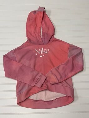 Nike Pink Ombre Hoodie with White Logo
